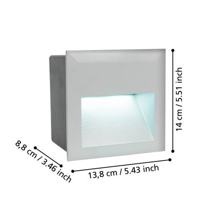 Eglo - LED kültéri irányfény LED/3,7W/230V IP65