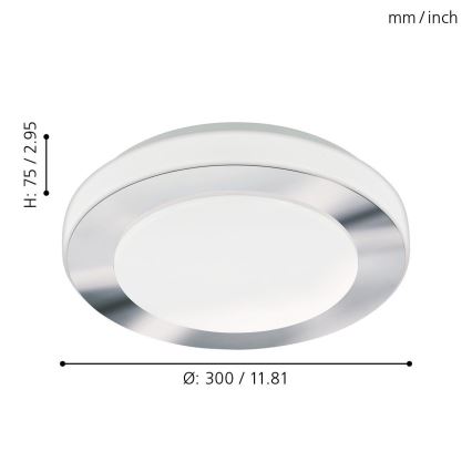 Eglo - LED fürdőszobai lámpatest LED/11W/230V IP44
