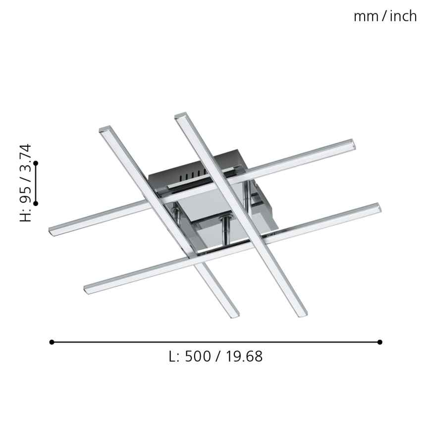 Eglo - LED Mennyezeti lámpa LED/24W/230V