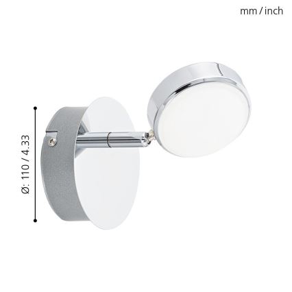 Eglo - LED-es spotlámpa LED/5,4W/230V