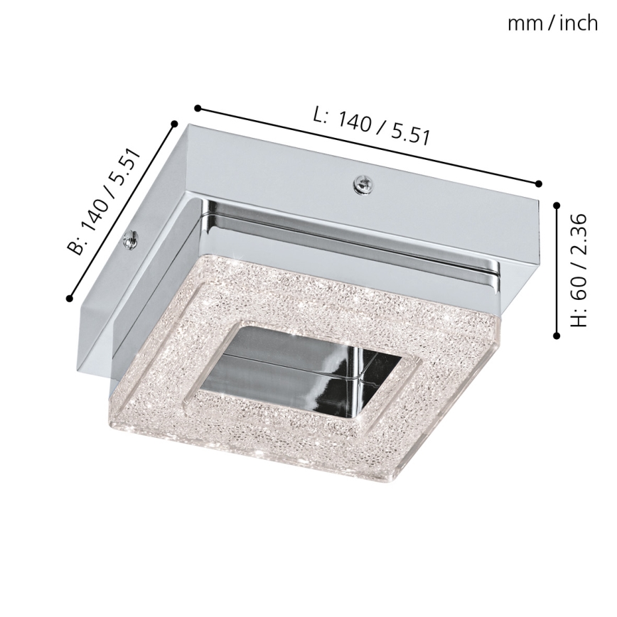 Eglo - LED mennyezeti lámpa LED/4W/230V