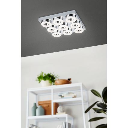 Eglo 95665 - LED mennyezeti lámpa FRADELO 9xLED/4W/230V