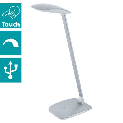 Eglo - Fényerőszabályozható LED asztali lámpa LED/4,5W/USB