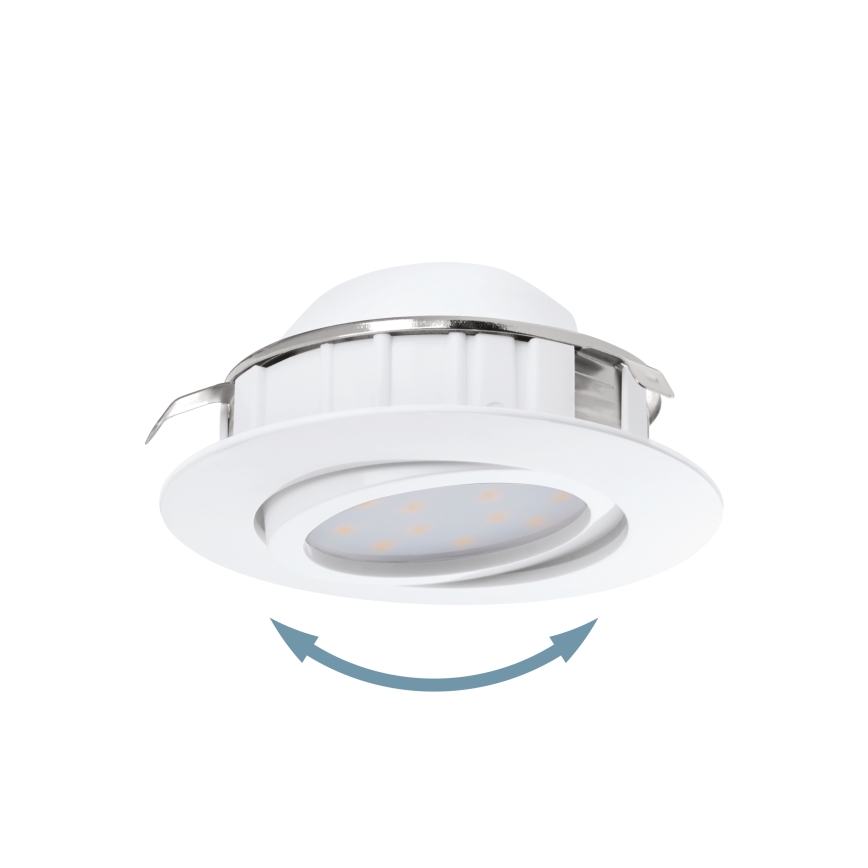 Eglo - 3 darabos PINEDA beépíthető LED mennyezeti lámpa, 4,9 W, 230 V