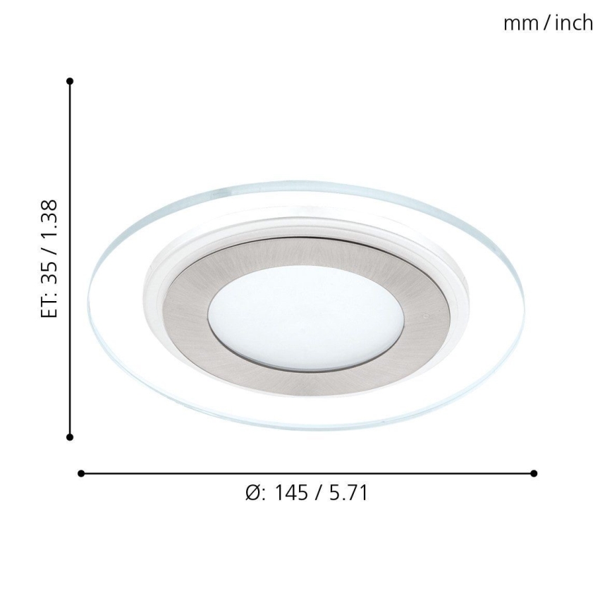 Eglo - LED Beépíthető lámpa LED/11W/230V