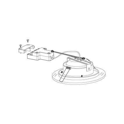Eglo - LED Beépíthető lámpa LED/11W/230V