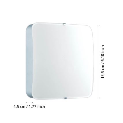 Eglo 95968 - LED mennyezeti lámpatest CUPELLA LED/11W/230V fényes króm