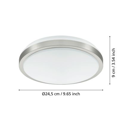 Eglo - LED Mennyezeti lámpa LED/18W/230V