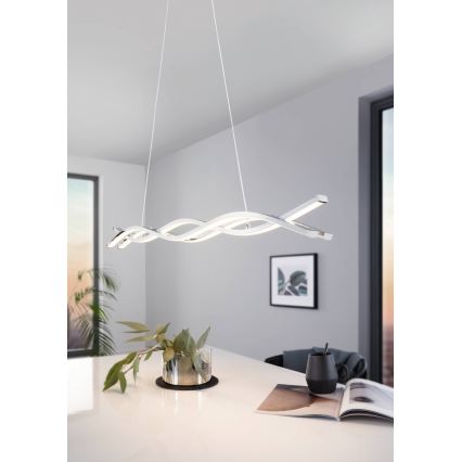Eglo - kábelre függesztett LED csillár LED/35W/230V 3000K fényes króm