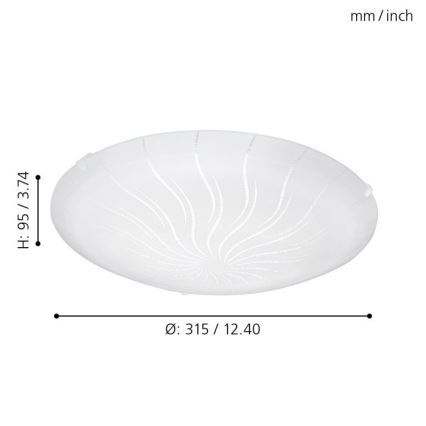 Eglo - LED Mennyezeti lámpa LED/11W/230V