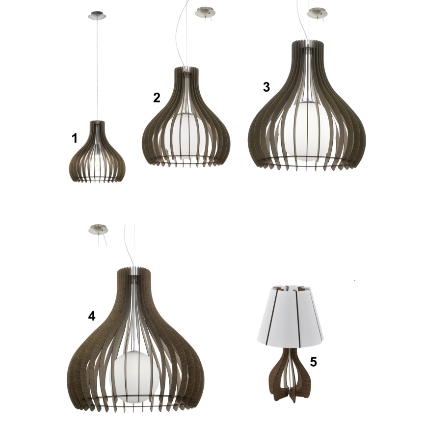 Eglo 96219 - Csillár TINDORI 1xE27/60W/230V