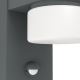 Eglo - LED Kültéri fali lámpa a mozgásérzékelős 2xLED/6W