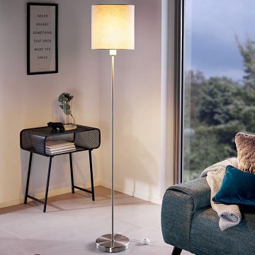 Eglo 96377 - Állólámpa PASTERI 1xE27/60W/230V átm. 28 cm szürke