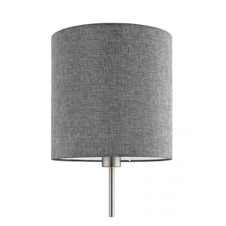 Eglo 96377 - Állólámpa PASTERI 1xE27/60W/230V átm. 28 cm szürke