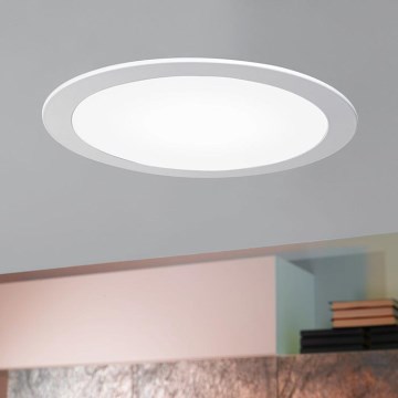 Eglo 96407 - FUEVA 1 dimmelhető, beépíthető LED lámpatest 1xLED/10,95W/230V, Ø 17 cm