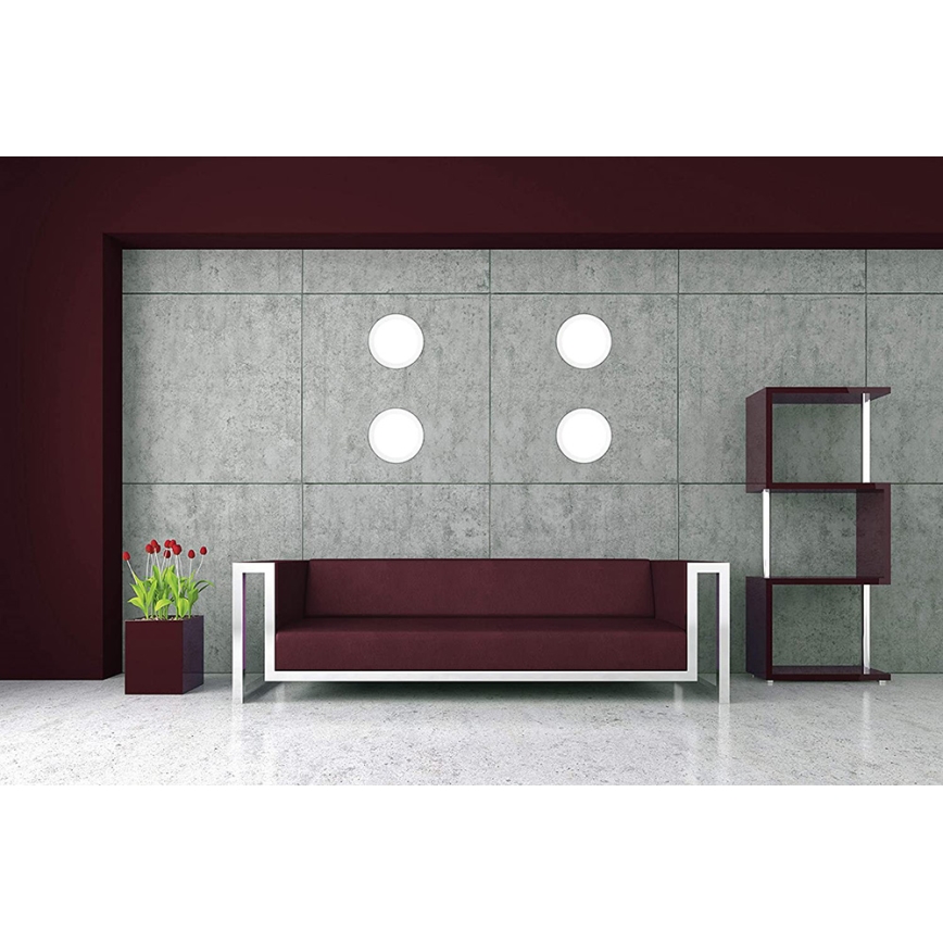 Eglo - RGBW LED, fényerőszabályozható süllyesztett mennyezeti lámpatest FUEVA-C LED/15,6W/230V átm. 22,5 cm