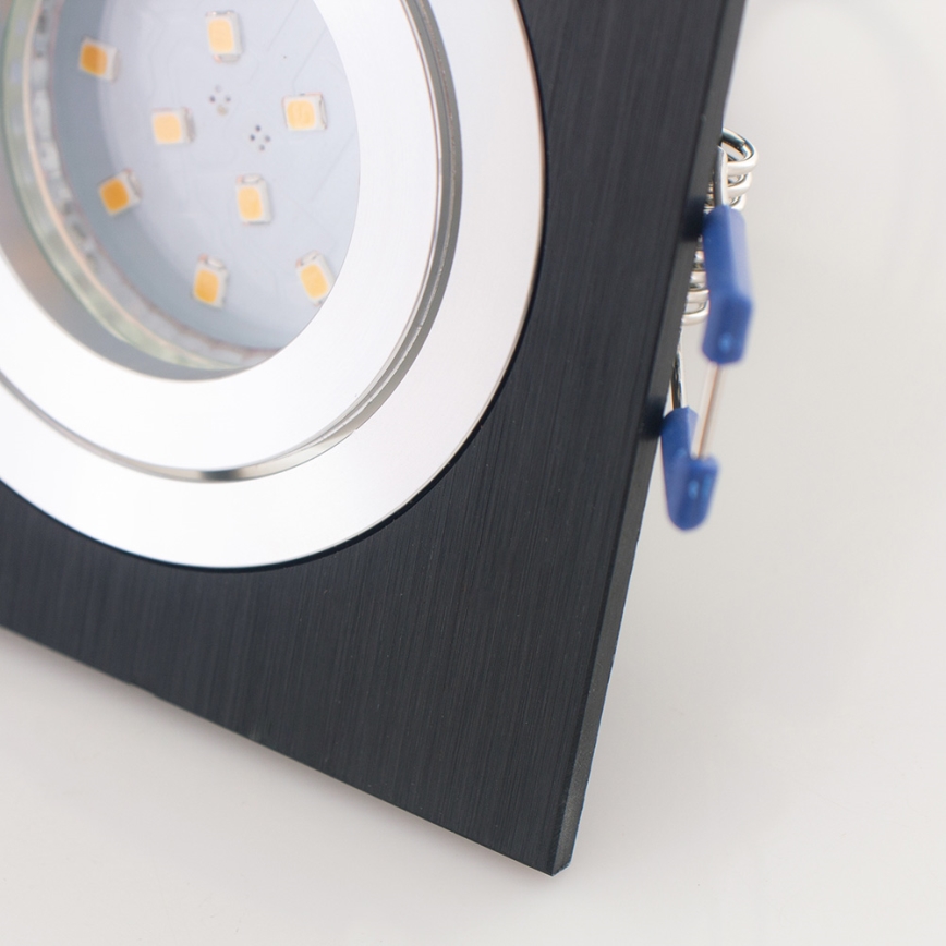 Eglo 96759 - LED Beépíthető lámpa TERNI 1 1xGU10/5W/230V fekete