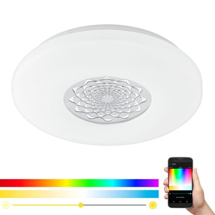 Eglo - LED RGBW Dimmeres fali mennyezeti lámpa CAPASSO-C LED/17W/230V