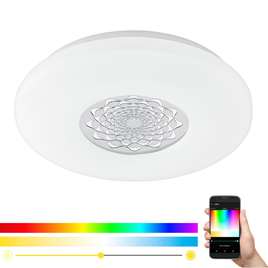 Eglo - LED RGBW Dimmeres fali mennyezeti lámpa CAPASSO-C LED/17W/230V