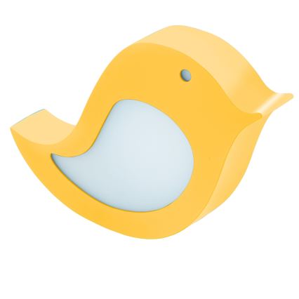 Eglo 96854 - LED Gyerek fali lámpa SPARINO 1xLED/4,2W/230V sárga