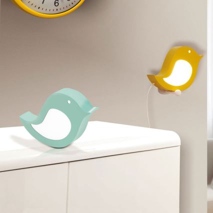 Eglo 96854 - LED Gyerek fali lámpa SPARINO 1xLED/4,2W/230V sárga