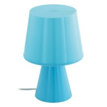 Eglo 96909 - Asztali lámpa MONTALBO 1xE14/40W/230V kék