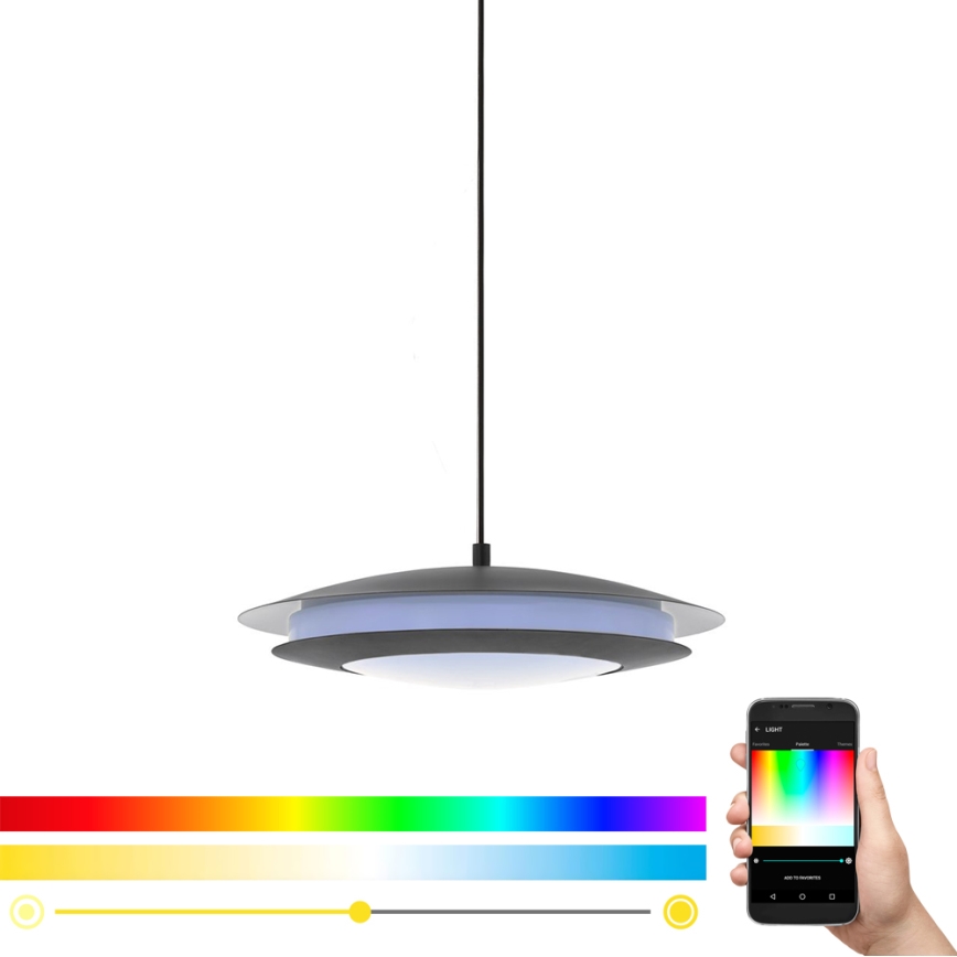 Eglo 96979 - LED RGB függőlámpa MONEVA-C LED/27W/230V