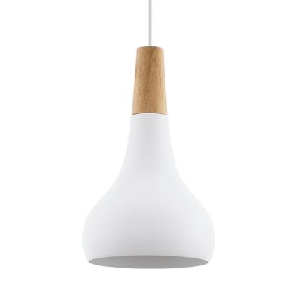 Eglo - Függesztett lámpa 1xE27/60W/230V átm. 18 cm fehér