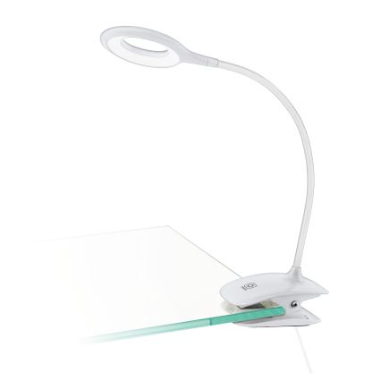 Eglo - Fényerőszabályozható LED csíptetős lámpa LED/3W/5V 500 mAh fehér