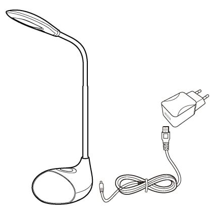 Eglo - LED fényerőszabályozható asztali lámpa LED/2,2W+0,3W/230V RGB