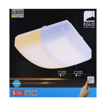 Eglo 97109 - LED Menyezeti lámpa GIRON-RW 1xLED/18W/230V 2700K-4000K