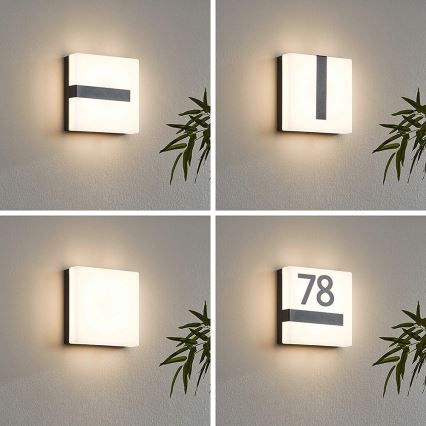 Eglo - LED állítható fényerejű kültéri fali lámpa TORAZZA-C LED/14W/230V IP44