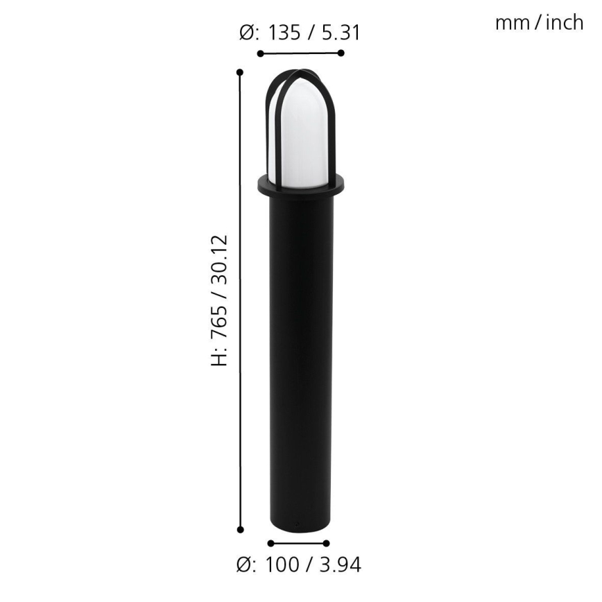 Eglo 97229 - kültéri lámpa PAULLO 1xE27/40W/230V 765 mm