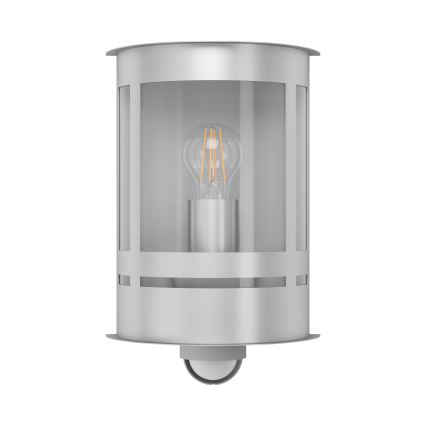 Eglo - érzékelős kültéri fali lámpa 1xE27/60W/230V