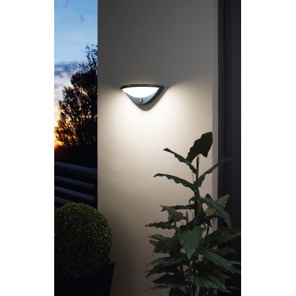 Eglo 97312 - LED Kültéri fali lámpa érzékelővel BELCREDA LED/9,3W/230V IP44