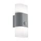 Eglo 97313 - LED kültéri fali lámpa érzékleős FAVRIA 1 2xLED/5,5W/230V