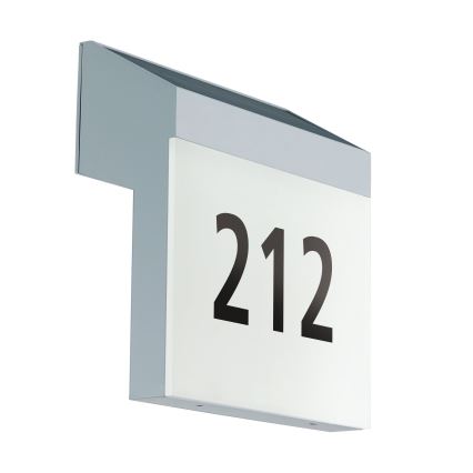 Eglo - Napelemes házszám LED/2W/3,7V 2000 mAh IP44