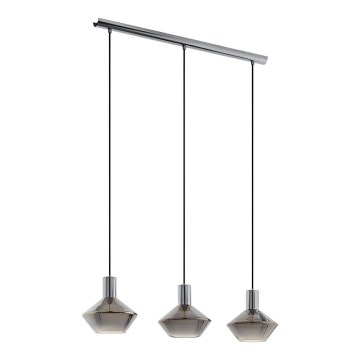 Eglo 97424 - PONZANO zsinóros csillár 3xE27/60W/230V