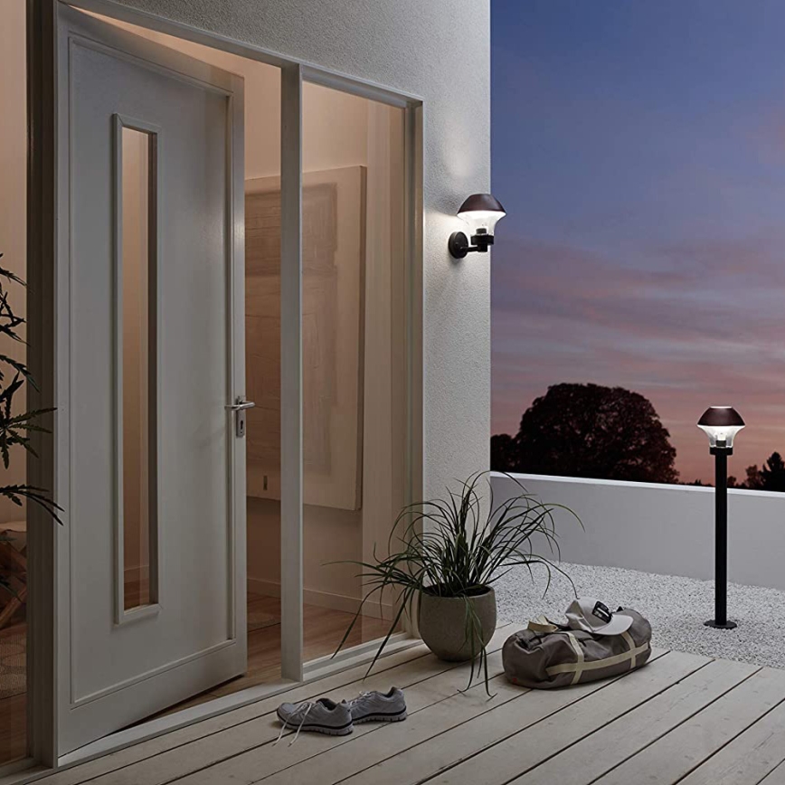 Eglo 97447 - LED állítható fényerejű kültéri lámpa VERLUCCA-C 1xE27/9W/230V IP44 Bluetooth