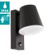 Eglo - Érzékelős kültéri fali lámpa 1xE27/10W/230V IP44