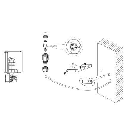 Eglo - LED Reflektor érzékelős LED/20W/230V