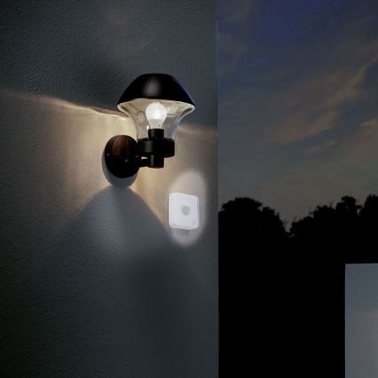 Eglo - CONNECT SENSOR kültéri mozgás- és alkonyérzékelő 12 m, 3xAA, fehér, IP44