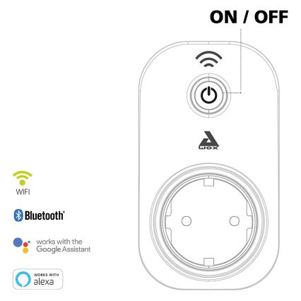 Eglo - Okos konnektor Connect dugó 2300W SCHUKO