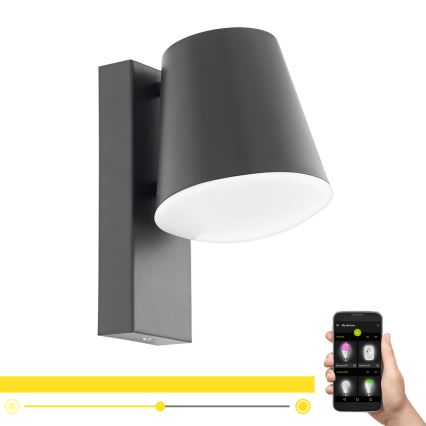 Eglo 97482 - LED dimmelhető kültéri fali lámpa CALDIERO-C 1xE27/9W/230V IP44