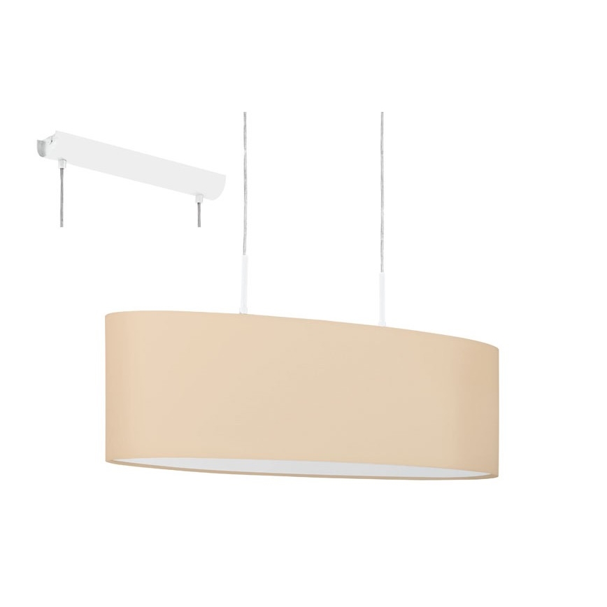 EGLO 97563 - Csillár zsinóron PASTERI-P 2xE27/60W/230V