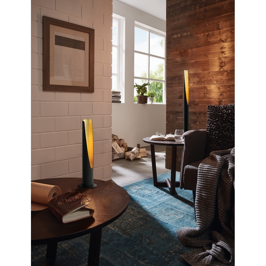 Eglo - LED Állólámpa 1xGU10/4,5W/230V fekete