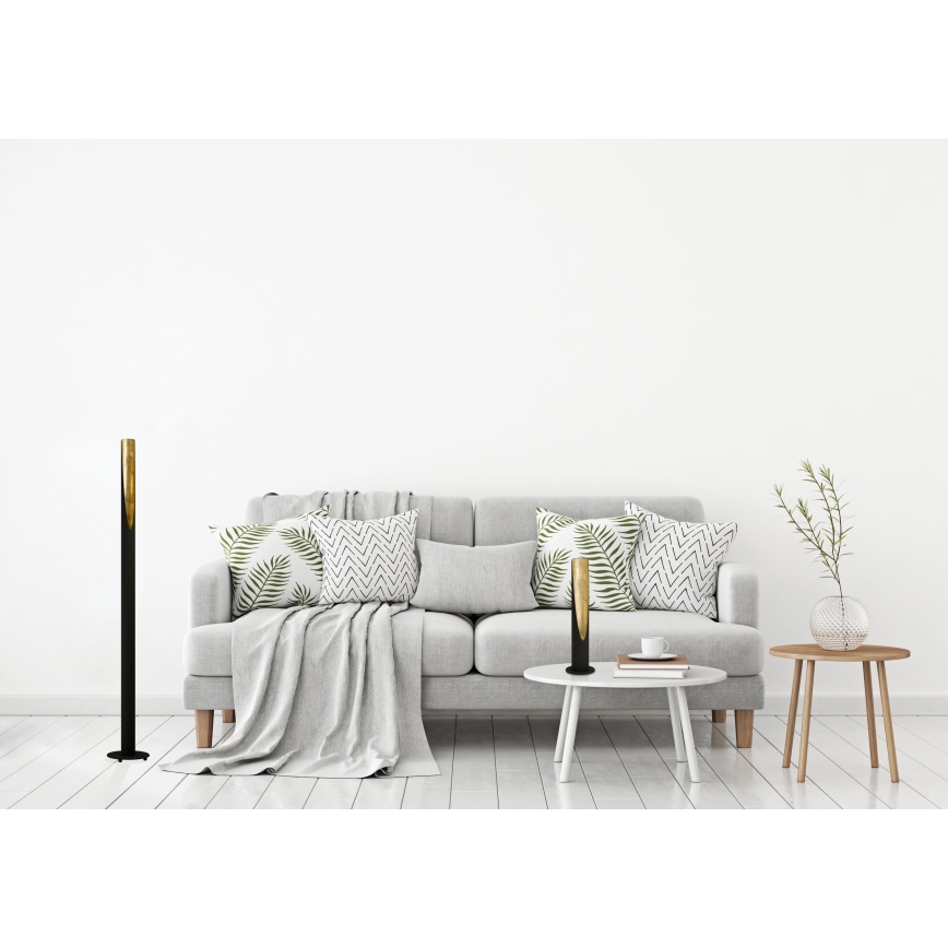 Eglo - LED Állólámpa 1xGU10/4,5W/230V fekete