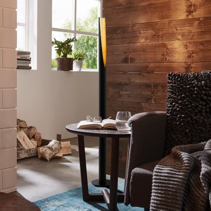 Eglo - LED Állólámpa 1xGU10/4,5W/230V fekete