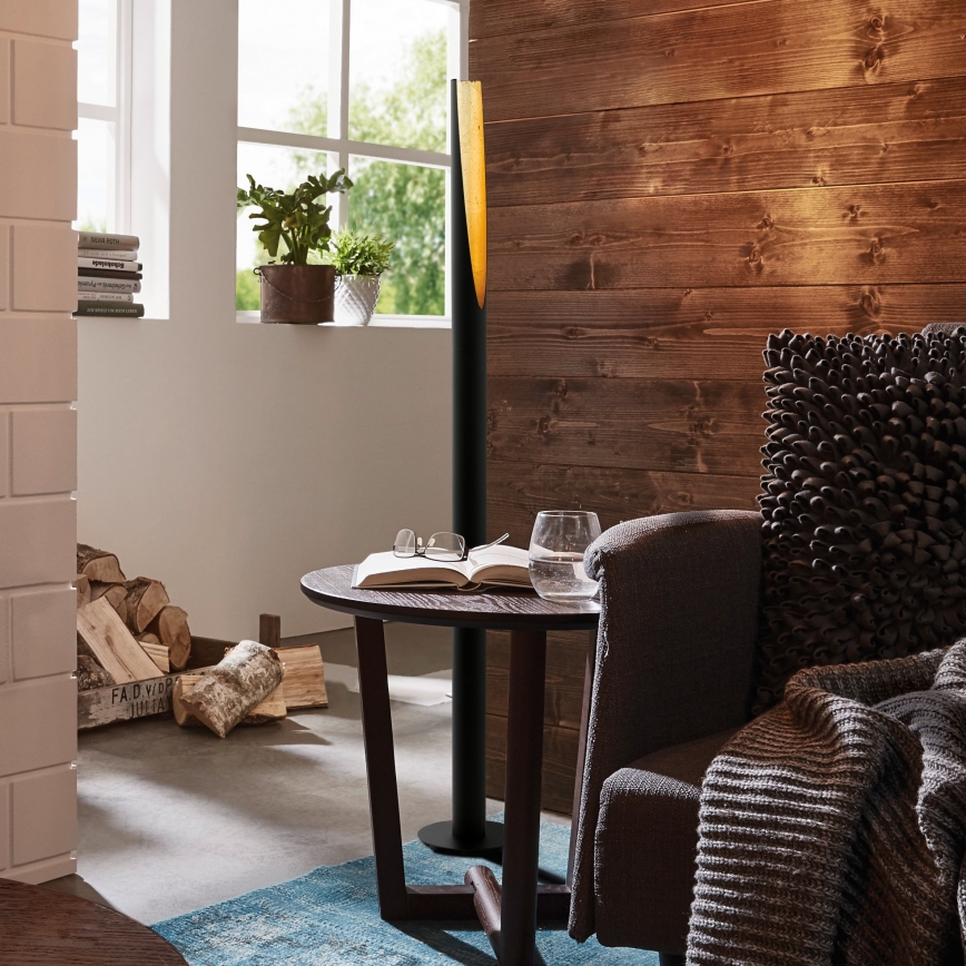 Eglo - LED Állólámpa 1xGU10/4,5W/230V fekete