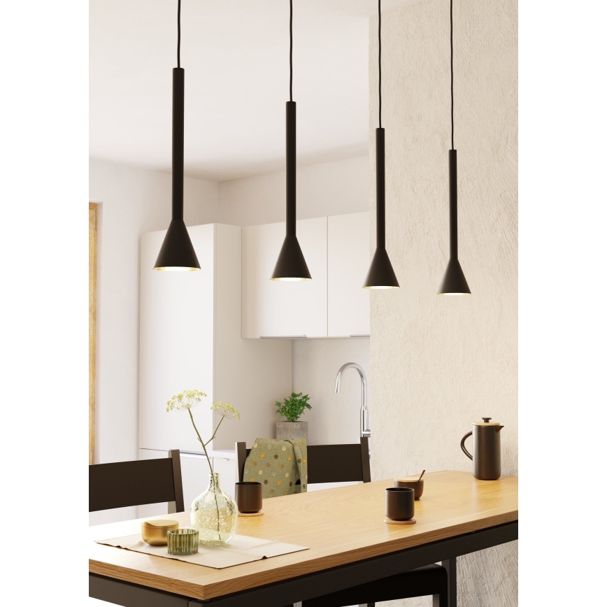 Eglo - LED Csillár zsinóron 4xGU10/5W/230V